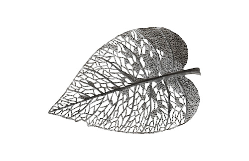 Phillips Collection Birch Leaf Wall Art Silver LG Accent