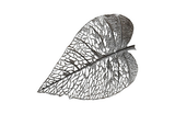 Phillips Collection Birch Leaf Wall Art Silver LG Accent