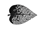Phillips Collection Birch Leaf Wall Art Silver LG Accent