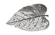 Phillips Collection Birch Leaf Wall Art, Silver, XL Silver Accent