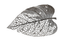 Phillips Collection Birch Leaf Wall Art, Silver, XL Silver Accent