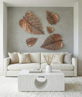Phillips Collection Birch Leaf Wall Art, Copper, SM Amber Accent