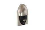 Phillips Collection Fashion Faces Wall Art Large Smile Black and Silver Leaf Accent
