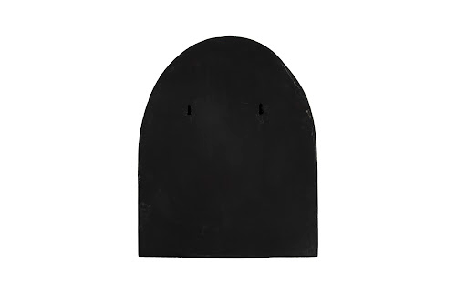 Phillips Collection Fashion Faces Wall Art Large Smile Black and Silver Leaf Accent