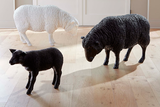 Phillips Collection Sheep Sculpture Gel Coat White Accent
