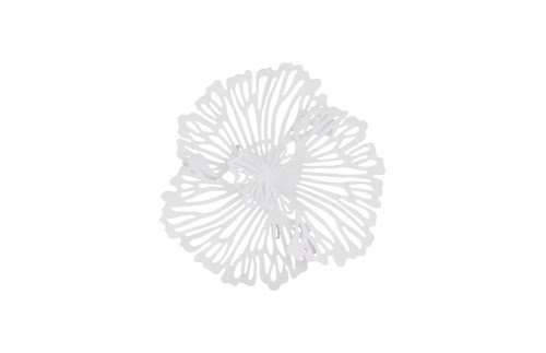 Phillips Collection Flower Wall Art Extra Small White Metal Accent