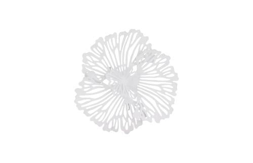 Phillips Collection Flower Wall Art Extra Small White Metal Accent