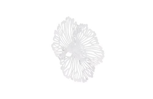 Phillips Collection Flower Wall Art Extra Small White Metal Accent
