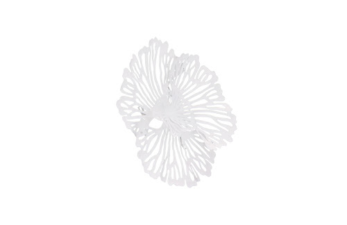 Phillips Collection Flower Wall Art Extra Small White Metal Accent
