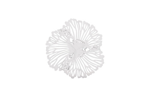 Phillips Collection Flower Wall Art Extra Small White Metal Accent