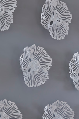 Phillips Collection Flower Wall Art Extra Small White Metal Accent