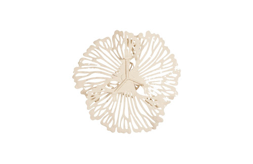 Phillips Collection Flower Wall Art Extra Small Ivory Metal Accent