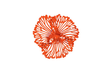 Phillips Collection Flower Wall Art Extra Small Coral Metal Accent