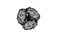 Phillips Collection Flower Wall Art Extra Small Black Metal Accent
