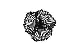 Phillips Collection Flower Wall Art Extra Small Black Metal Accent