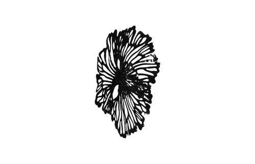 Phillips Collection Flower Wall Art Extra Small Black Metal Accent