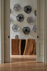 Phillips Collection Flower Wall Art Extra Small Black Metal Accent