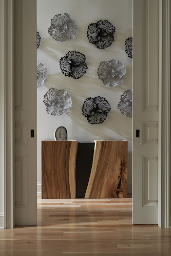 Phillips Collection Flower Wall Art Extra Small Gray Metal Accent