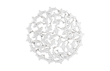 Phillips Collection Koi Wall Art, Silver Leaf Silver Accent