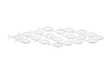 Phillips Collection School of Fish Wall Art Matte White Accent