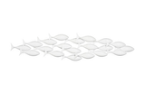 Phillips Collection School of Fish Wall Art Matte White Accent