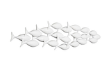 Phillips Collection School of Fish Wall Art Matte White Accent