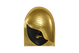 Phillips Collection Fashion Faces Wall Art, Large Her Left Wave Black and Gold Accent