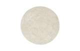 Phillips Collection Coral Reef Wall Art, Painted Cream Color Round Accent