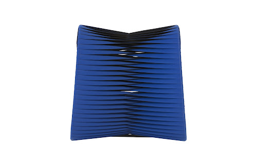 Phillips Collection Seat Belt Rocking Blue/Black Chair