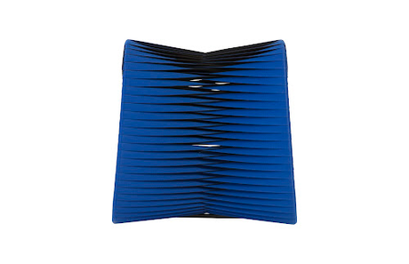 Phillips Collection Seat Belt Rocking Blue/Black Chair