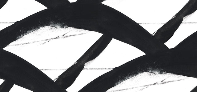 York Entanglement Black Wallpaper