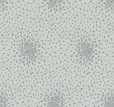 Antonina Vella Petite Leaves Blue Wallpaper