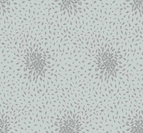 Antonina Vella Petite Leaves Blue Wallpaper