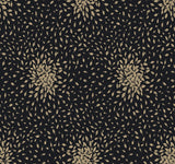 Antonina Vella Petite Leaves Black Wallpaper