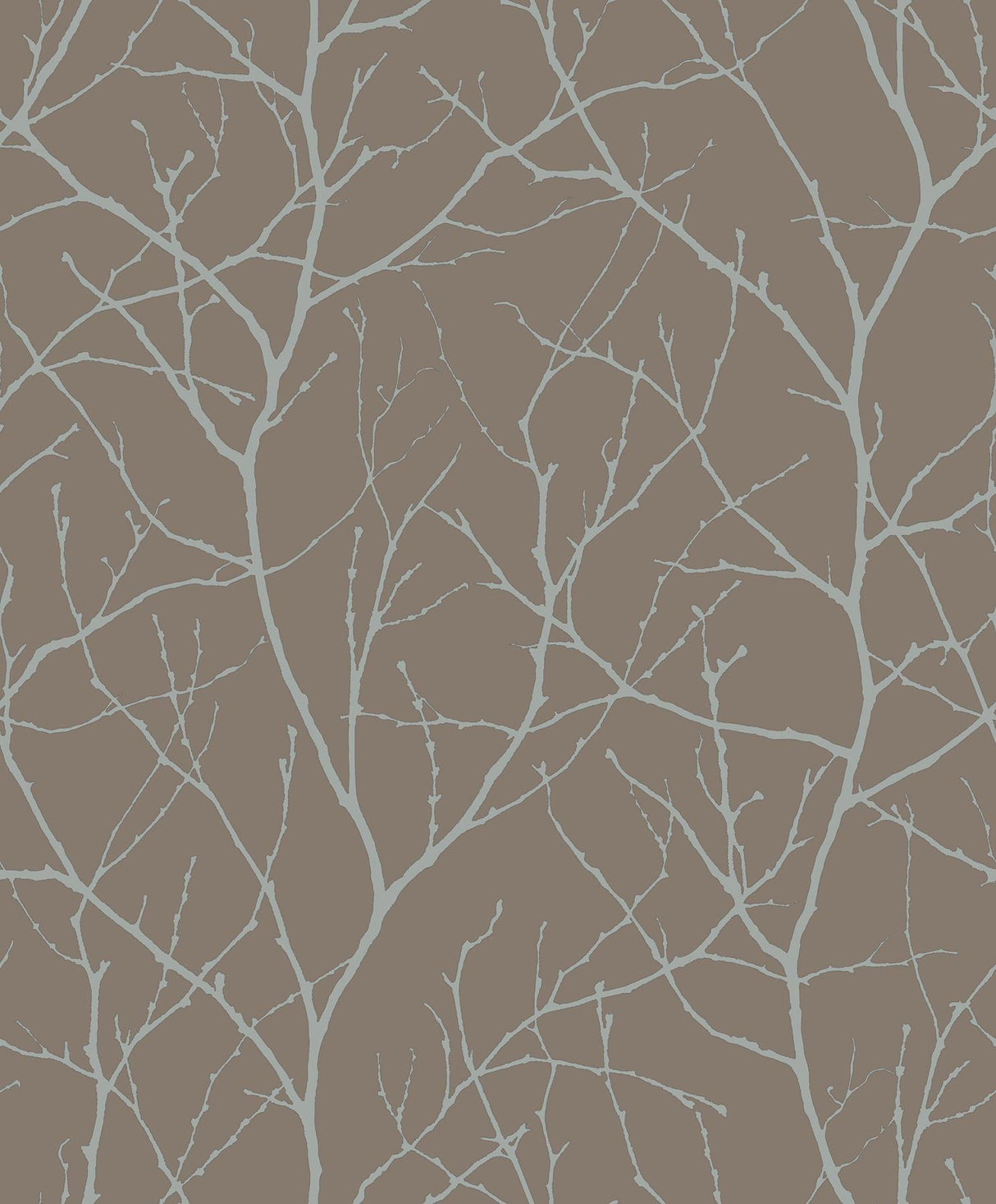 Antonina Vella Trees Silhouette Brown Wallpaper