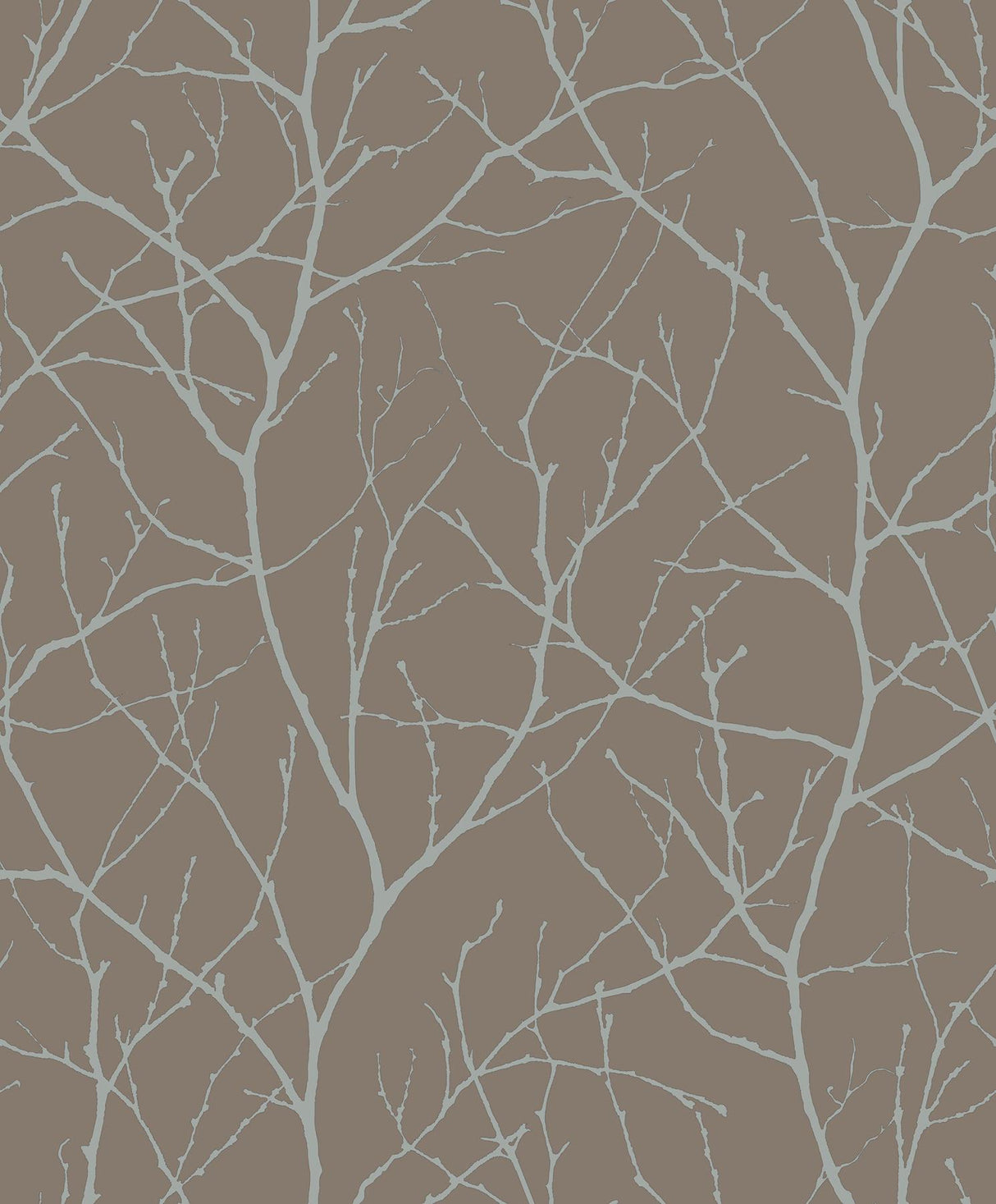Antonina Vella Trees Silhouette Brown Wallpaper