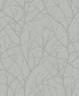 Antonina Vella Trees Silhouette Blue Wallpaper