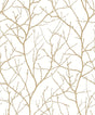 Antonina Vella Trees Silhouette White & Off-White Wallpaper