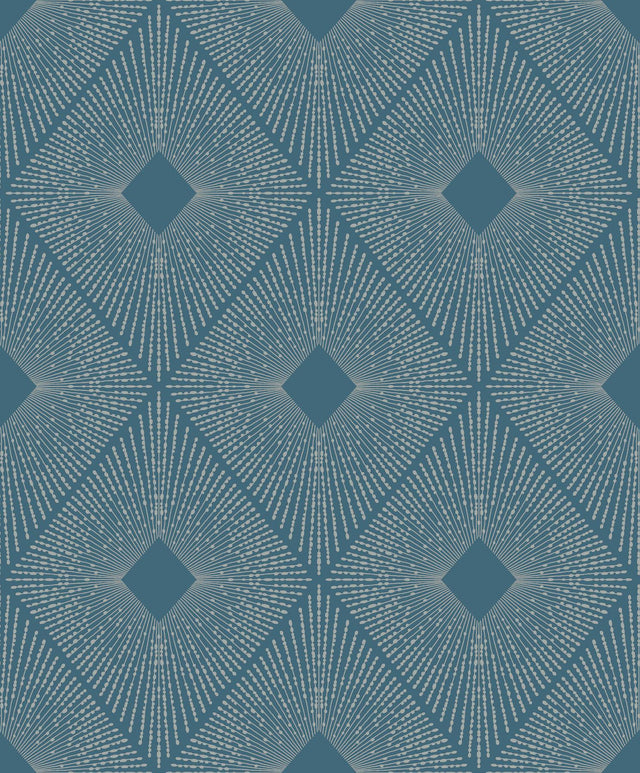 Antonina Vella Harlowe Blue Wallpaper