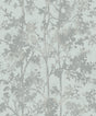 Antonina Vella Shimmering Foliage Blue Wallpaper