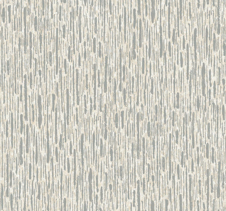 Antonina Vella Metallic Cascade White & Off-White Wallpaper