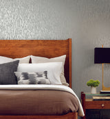 Antonina Vella Metallic Cascade Green Wallpaper