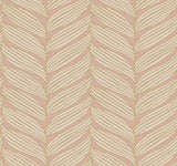 Antonina Vella Luminous Leaves Pink Wallpaper