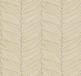 Antonina Vella Luminous Leaves Beige Wallpaper