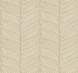 Antonina Vella Luminous Leaves Beige Wallpaper