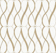 Antonina Vella Graceful Geo White & Off-White Wallpaper