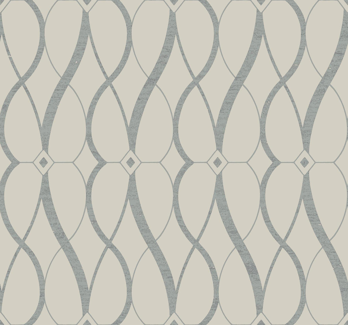 Antonina Vella Graceful Geo Beige Wallpaper