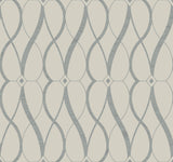 Antonina Vella Graceful Geo Beige Wallpaper