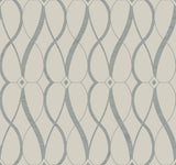 Antonina Vella Graceful Geo Beige Wallpaper
