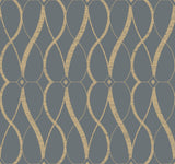 Antonina Vella Graceful Geo Grey Wallpaper